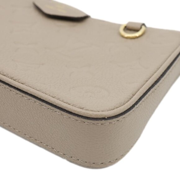Louis Vuitton Easy Pouch On Strap Empreinte Leather Shoulder Bag Beige - Picture 9 of 13